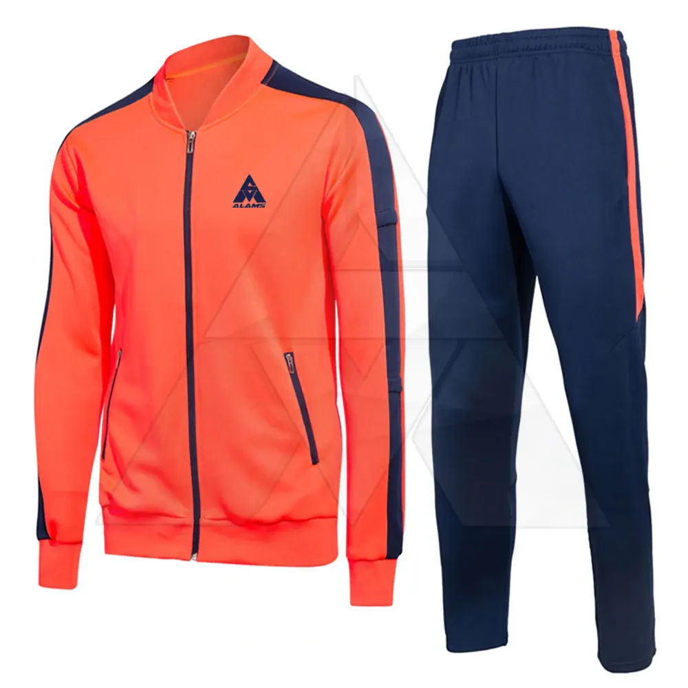 Cotton Polyester Made Track Suit Sportswear High Quality Gym Jogging Suits Wholesale Sweat Set Running Wear