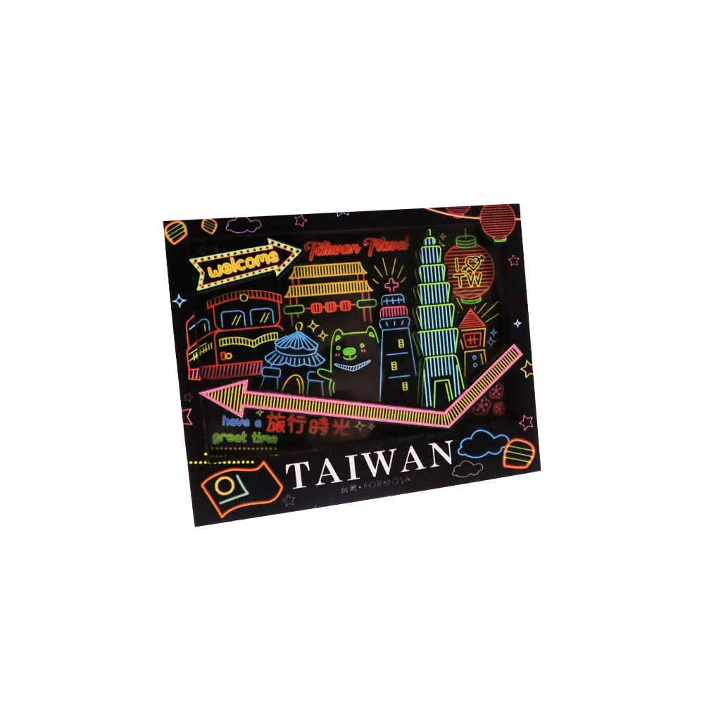 Оптовая продажа с фабрики магнит на холодильник неоновые акриловые деревянные Магнитные Сувениры туристические сувениры