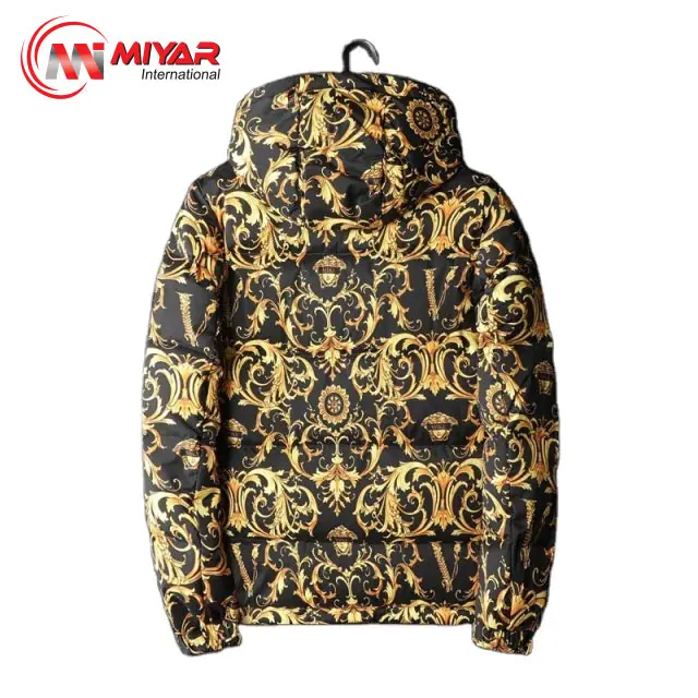 Лучшее качество рекламная Мода блестящее зимнее пальто мужская пуховая куртка