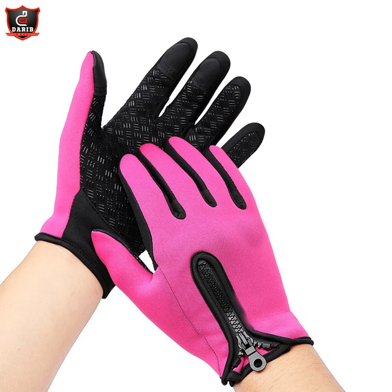 Водонепроницаемые зимние теплые перчатки для сенсорного экрана мужчин и женщин лыжные