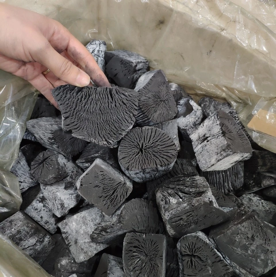 White charcoal from lychee high quality long time burning to Korea, Japan market