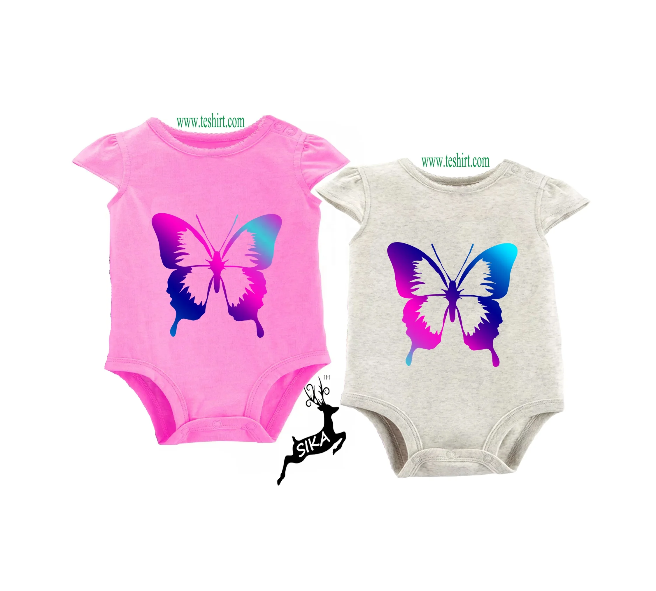 Baby Romper 2019 beautiful long sleeve plain baby onesie/ropa de bebes/snap crotch baby romper cotton 5 pcs set jumpsuit