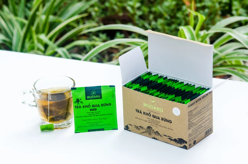 Вьетнам высококачественный лес горькая дыня 25 чайных пакетиков безопасный продукт для здоровья травяной чай с горькой дыней