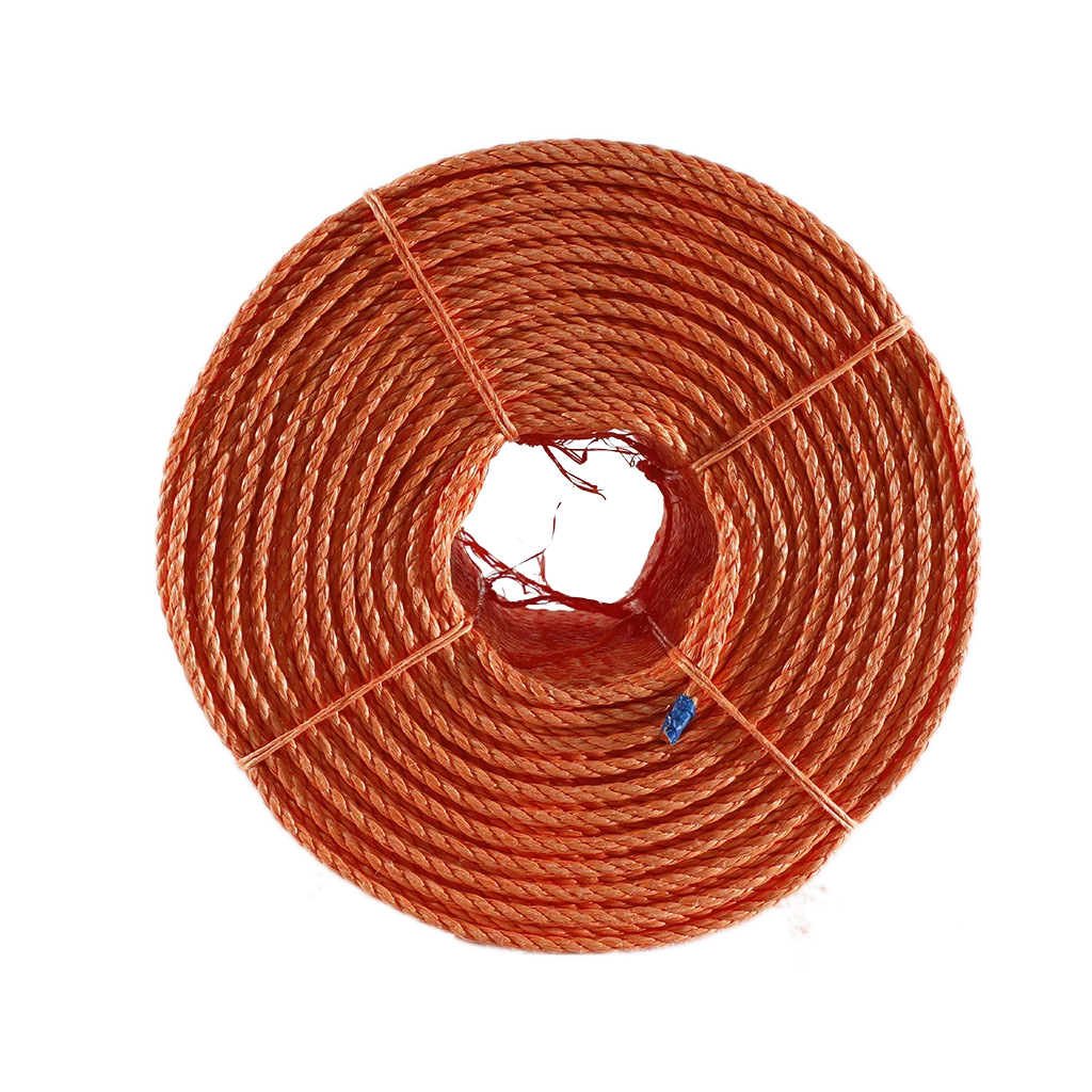 Vietnam 3 strands twisted polypropylene packing rope factory price PP packaging rope chains