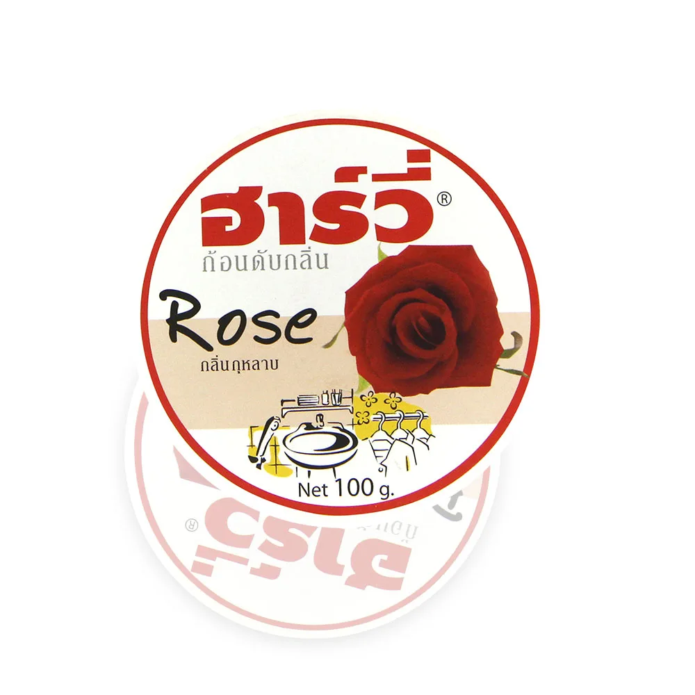 Wholesale Rose Scent Solid Deodorant of Harvie Deodorizer Odor Block Refill 100g. Best Selling in Thailand