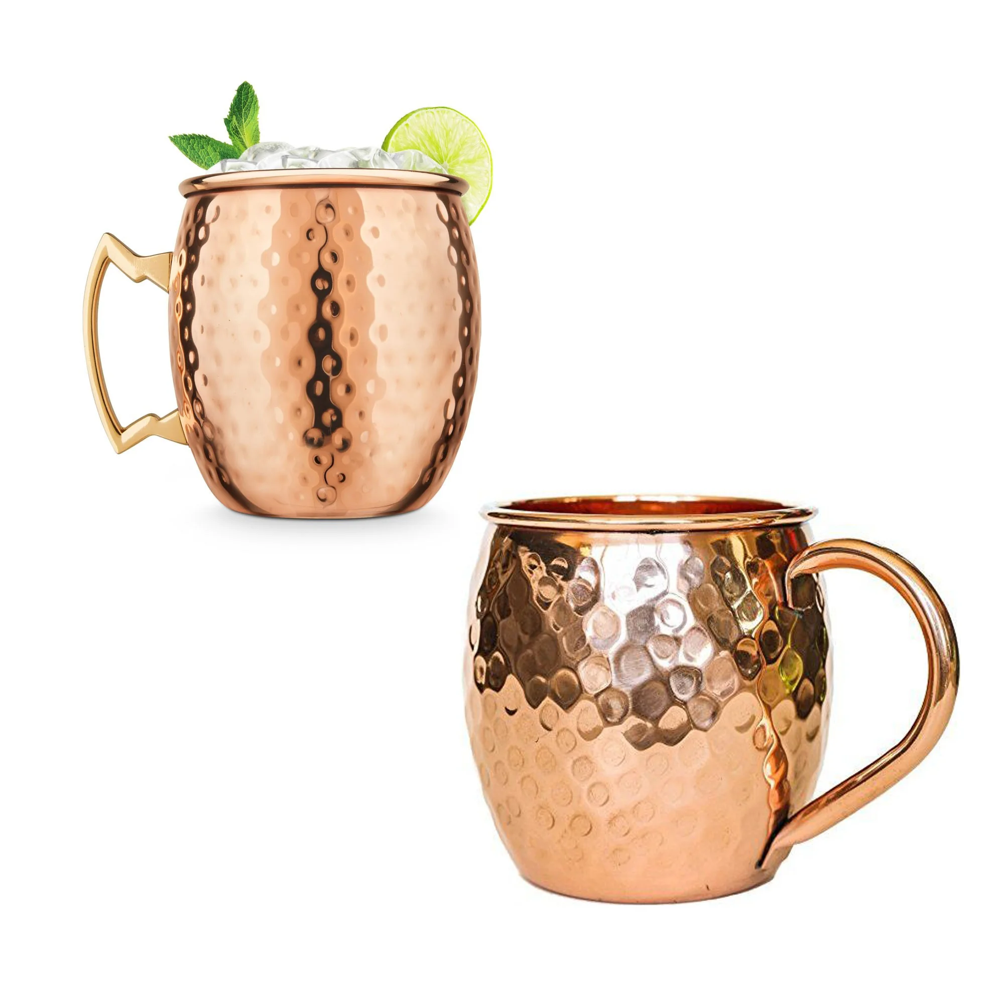 Moscow mule Mugs Copper Beer Cups Antique copper Tin lining Mugs  manufacturer from India Best Seller