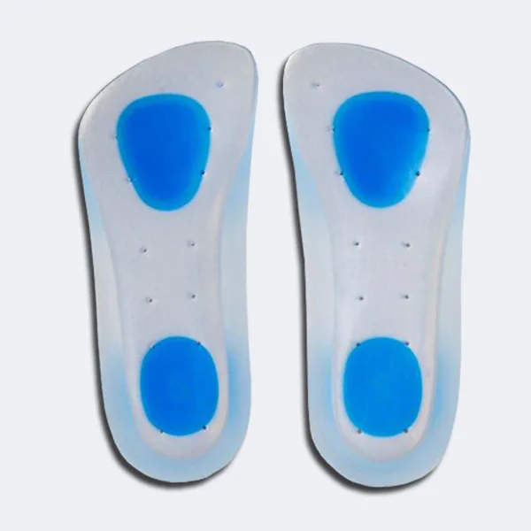 Best For Impact Absorption Shoes Orthotic 3/4 Silicone Insoles