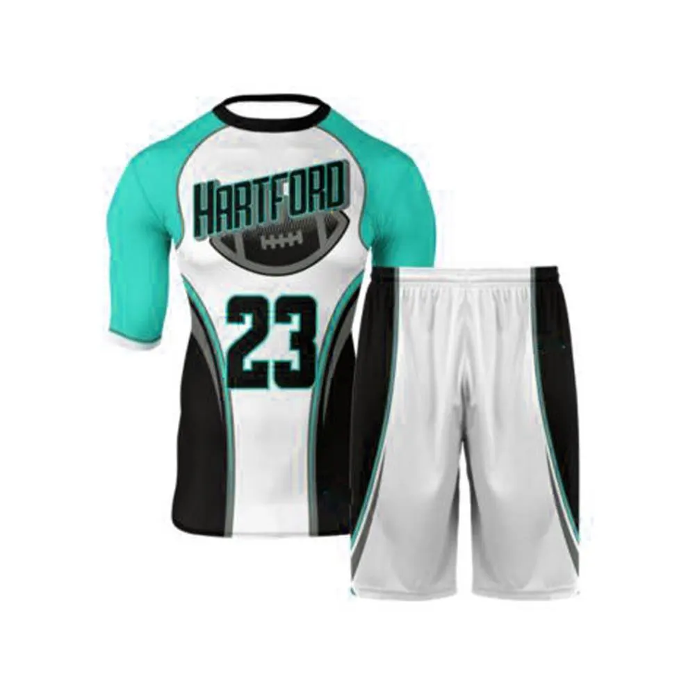 New Men American Football Uniform Top Quality 7 on 7 Sports Uniform Embroidery Men clothing