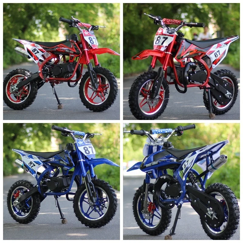  49cc 50cc 2-тактный газа моторизованный мини Байк внедорожных