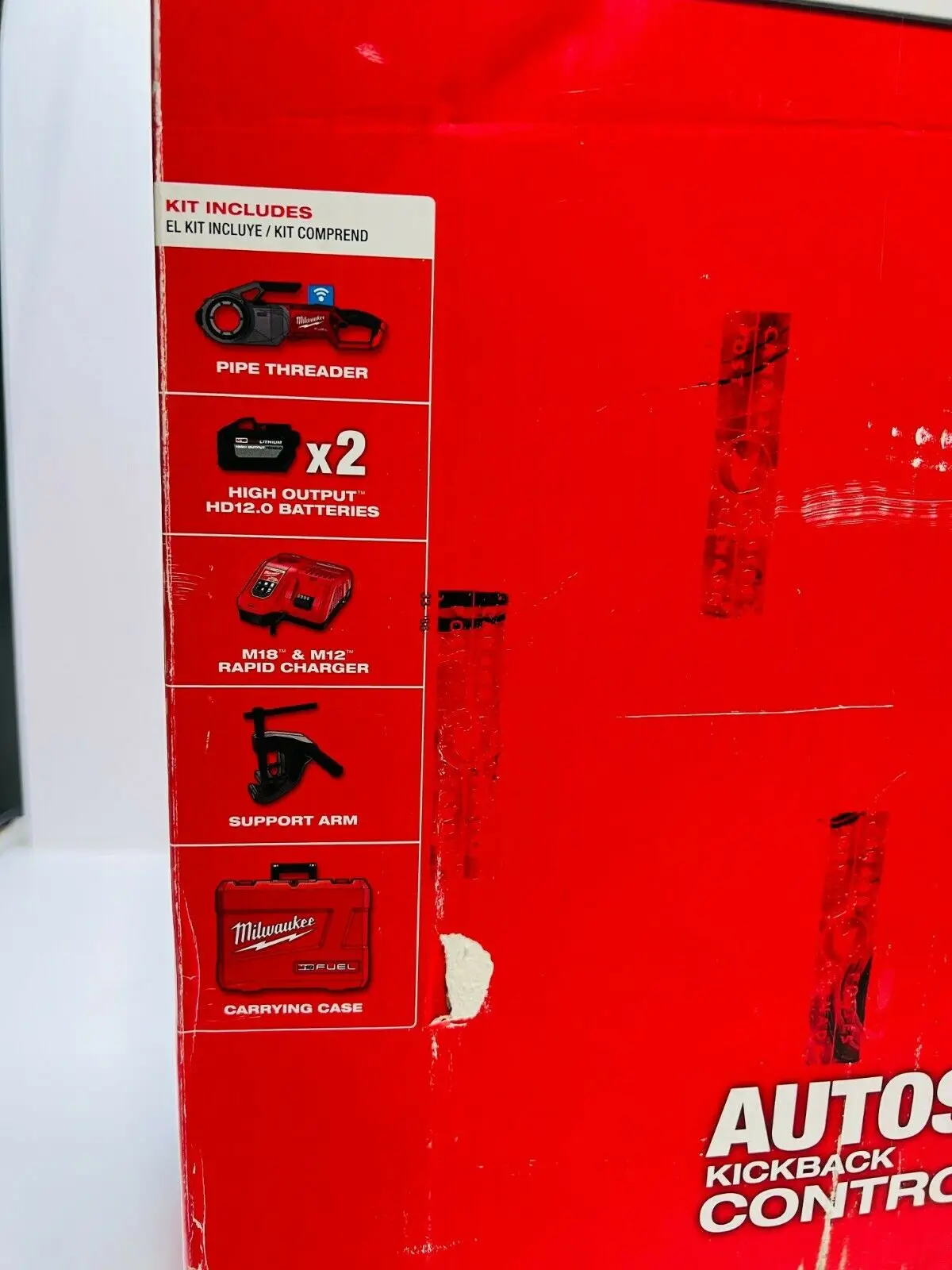 Новый 100% Лидер продаж Новые 2874-22HD M18 топлива 18V трубонарезный станок с помощью одной кнопки комплект x2