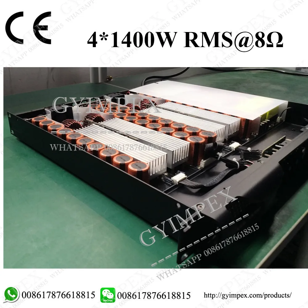 GYAUDIO Series Professional Audio Amplifier 4 Channel Line Array Speaker Amplifier