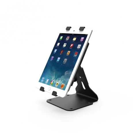 Premium Versatile & Universal Desktop Tablet Stands Flipped 145 Degree Back & Forth Adjusted to Landscape or Portrait Position