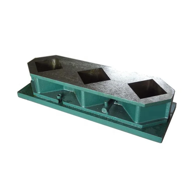 Чугунная чугунная форма для испытания бетона, 50x50x50