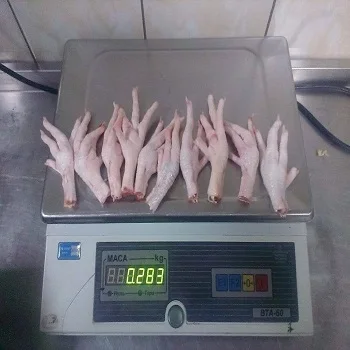 Халяльные замороженные куриные лапы Бразилия для