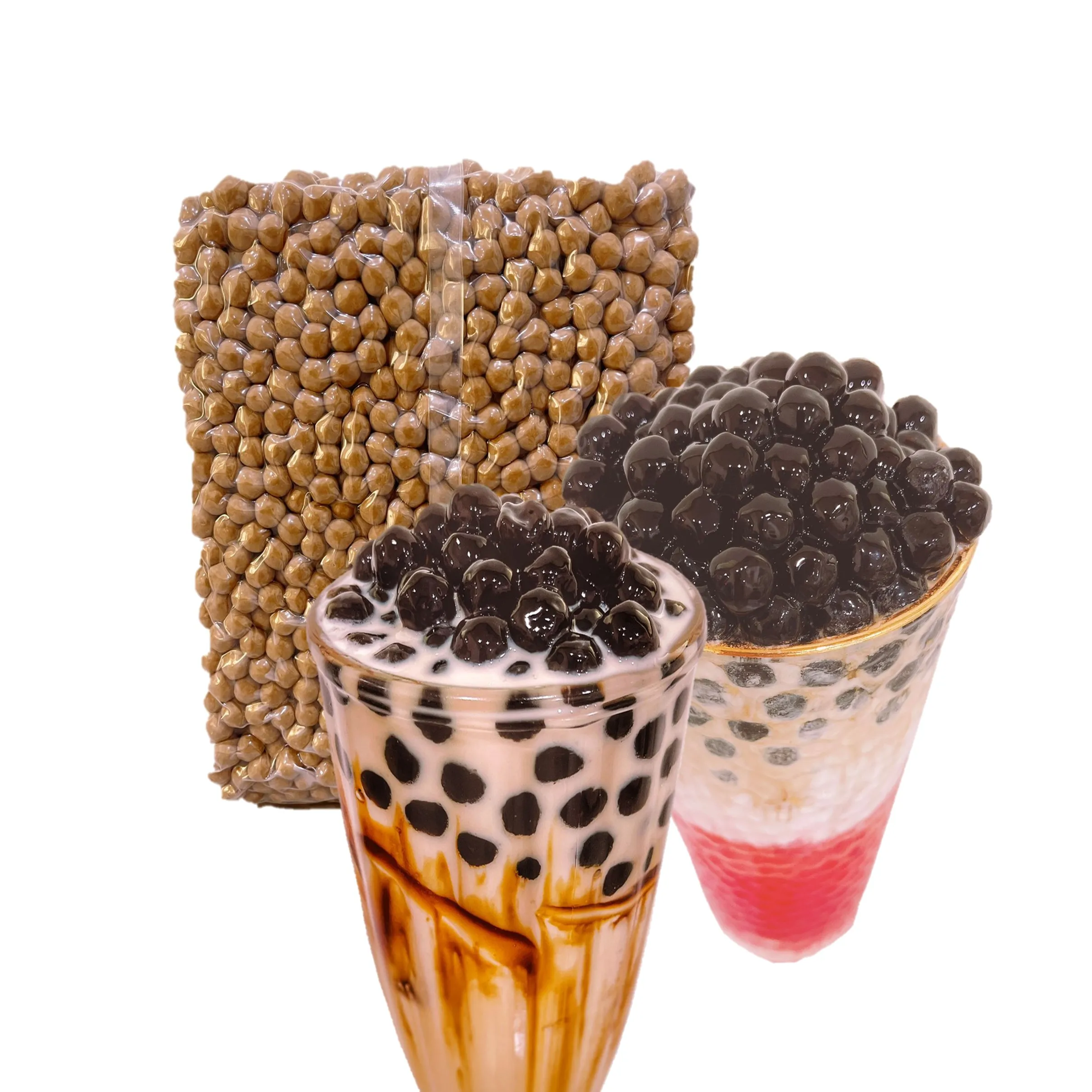 Taiwan Sample Brown Sugar Black Tapioca Pearl 3kg 7.5mm~8.5mm