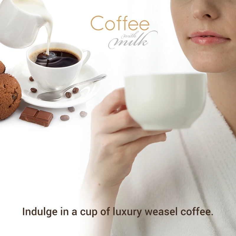 Normal Feature Powder Vietnam Civet Coffee Kopi Luwak Weasel Coffee Free Roam Weasel 200g Ground Coffee