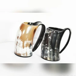 Wholesale Prices Horn Beer Stein Viking Drinking Cup For Home Uses Manufacture in India By Indian Exporters