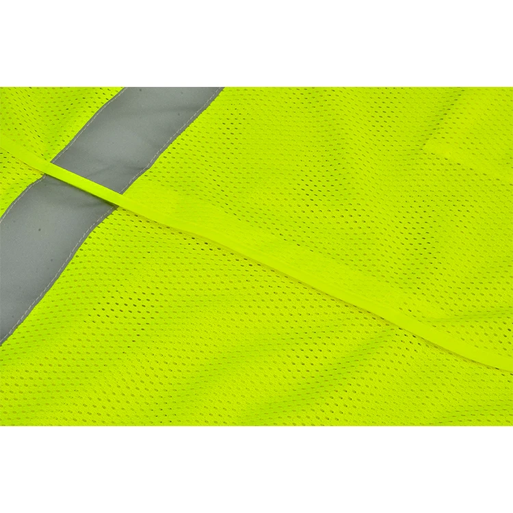 Colorful Construction Workwear Vest Safety Vest Reflective Waistcoat with Reflective Bands