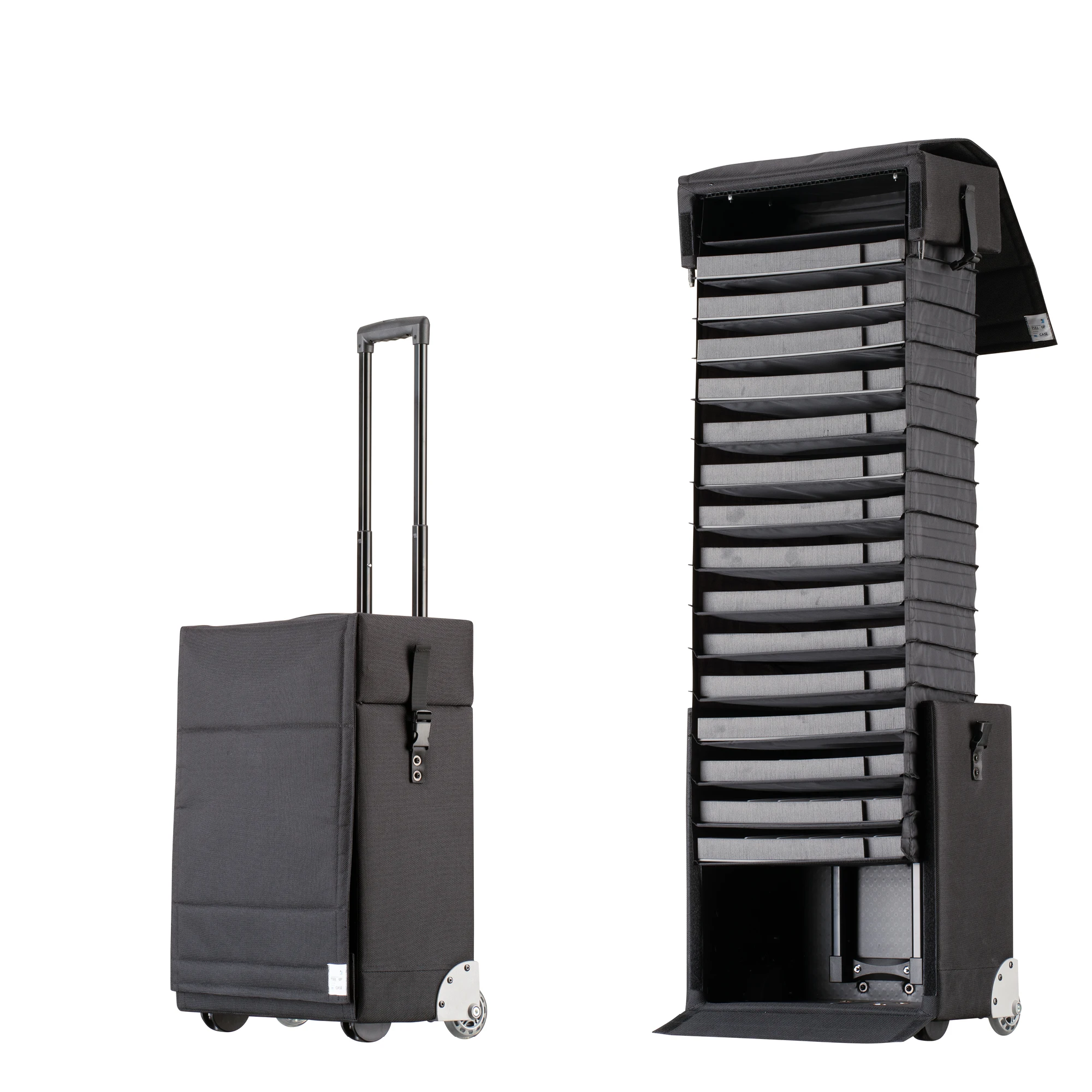 New Style - Pull Up Samplecase Avantgarde 25L for Sunglasses - Cabin case - Trolley - Scratch resistant - nylon case