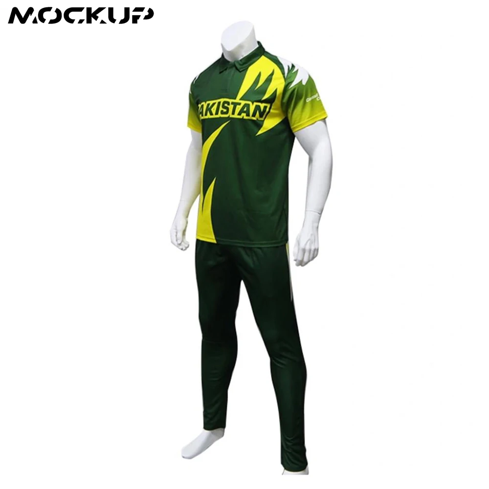 New Model Cricket Pattern Custom Design Uniforms cricket kits sublimation 2021