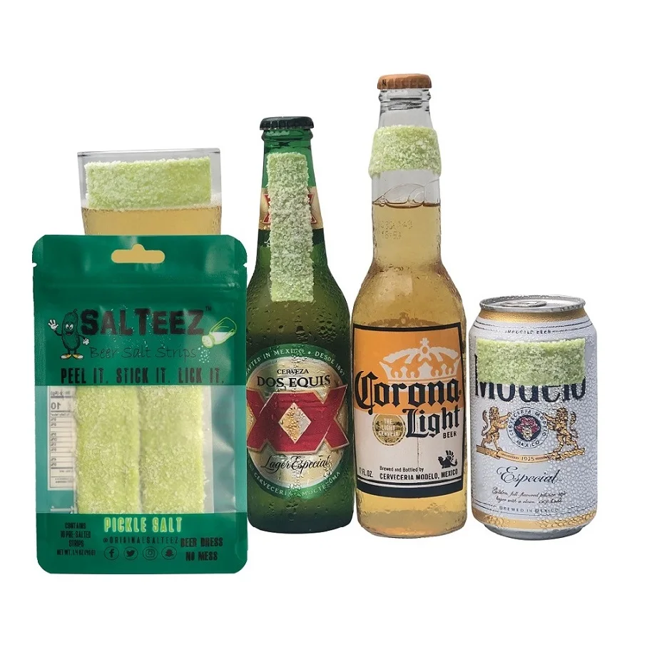 Salteez Beer Salt Strips - Pickle - Ready to ship from USA