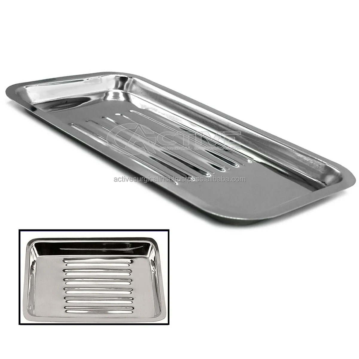 Medical Dental Instruments Scaler Tray SCALER TRAY Curettes explorers Mirrors Scalers Tray for 7pcs Tools 20 x 11cm Stainless CE