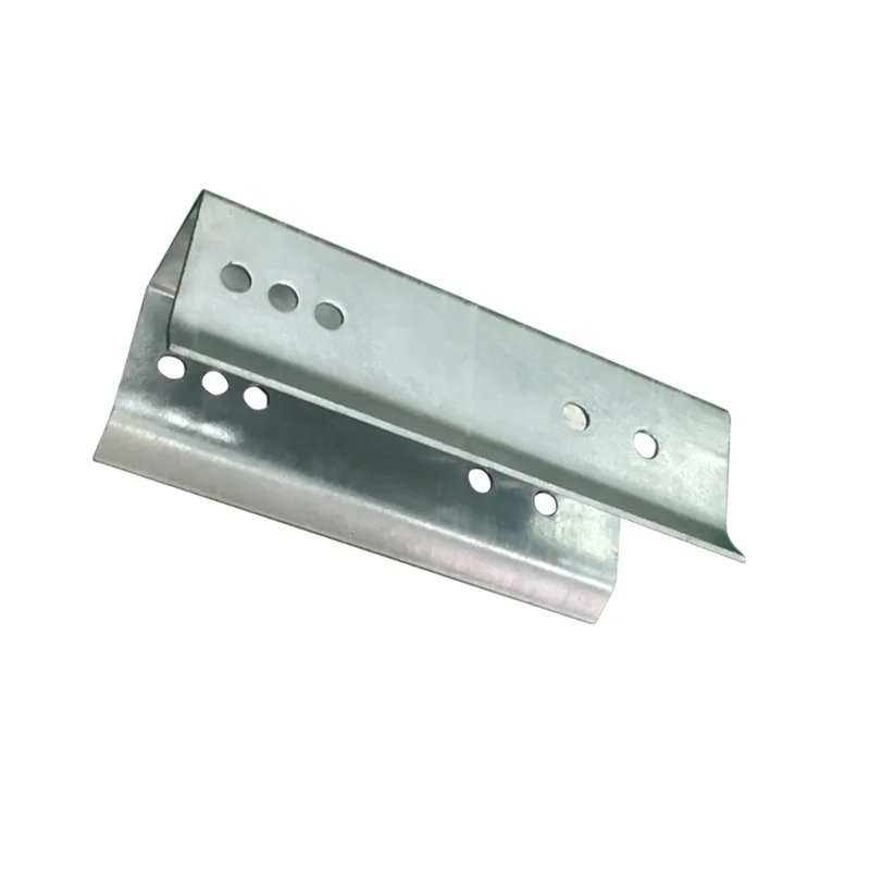 
hot dip galvanized post connection bracket with M12 holes 