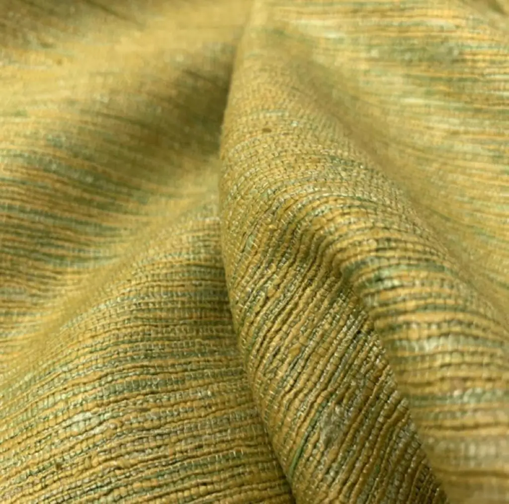 100% pure Handloom raw silk fabric Unique and Luxurious Best Quality Tassar silk fabric for apparel and home furnishing product