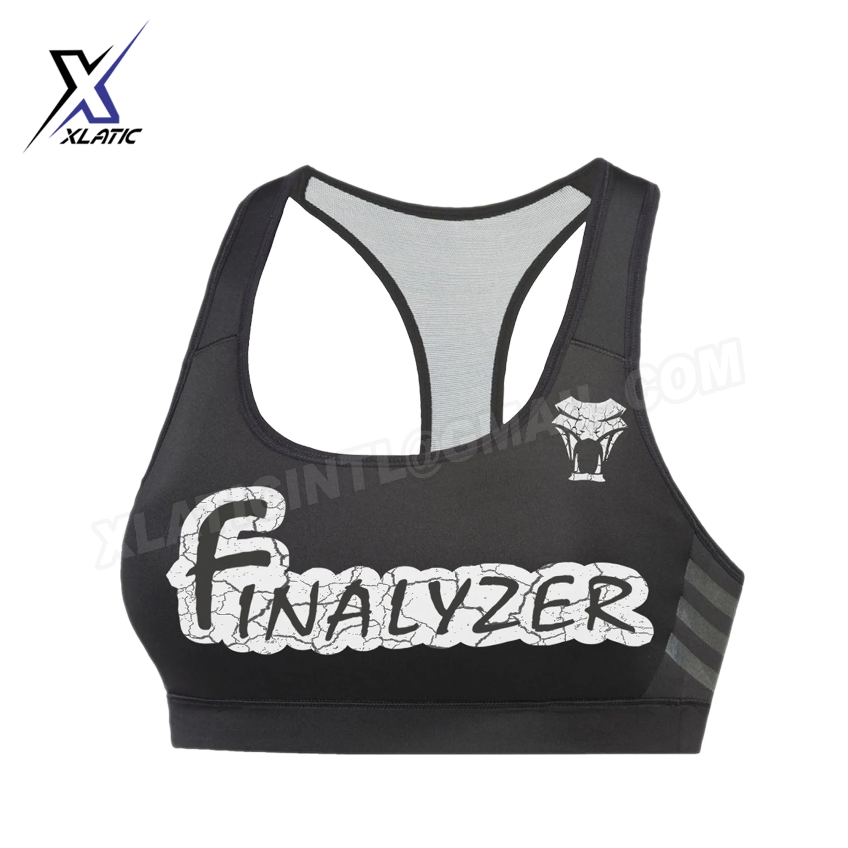 Hot Sale Products Latest Design cage fighter  MMA girls new styles Compression Wear  Custom Sublimated mma sports bra