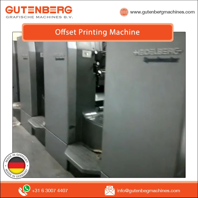 Bulk Selling Exceptional Quality Used Offset Bills Printing Machine for Hotels/Retail Shops