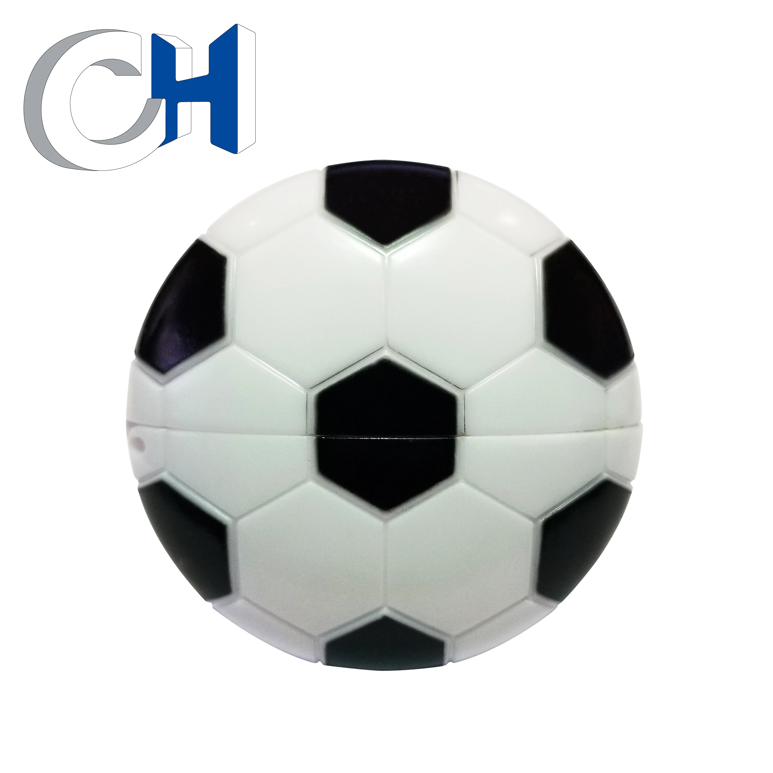 Popular Unique white orange plastic football candy toy