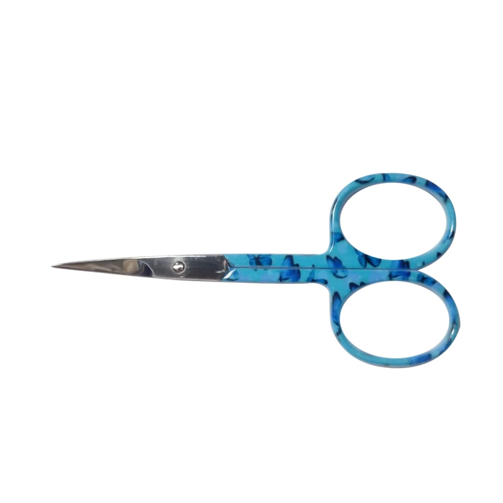 Инструменты для макияжа из розового золота маленькие ножницы нержавеющей стали резки накладных ресниц волос кутикулы обрезки бровей сумка