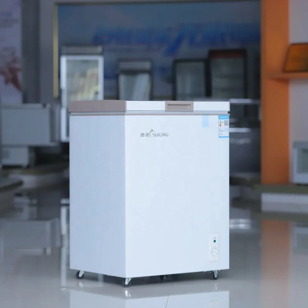 SUILING 100L Chest Freezer Deep Freezer Commercial Refrigerator