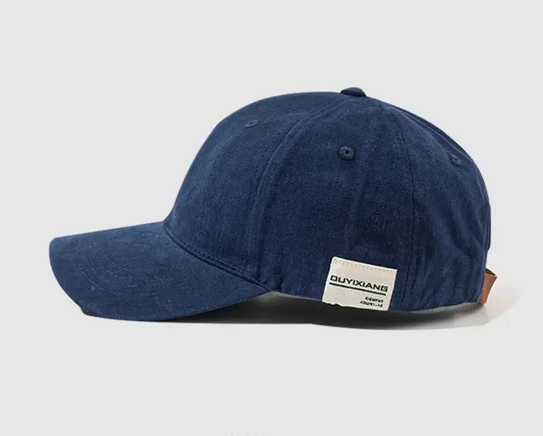 Колледжа кожаный ремешок хлопок вышивка логотипа многоцветные бейсболка мода в стиле «хип-хоп» модная Корейская джинсовая Спортивная сетчатая Крышка шляпа