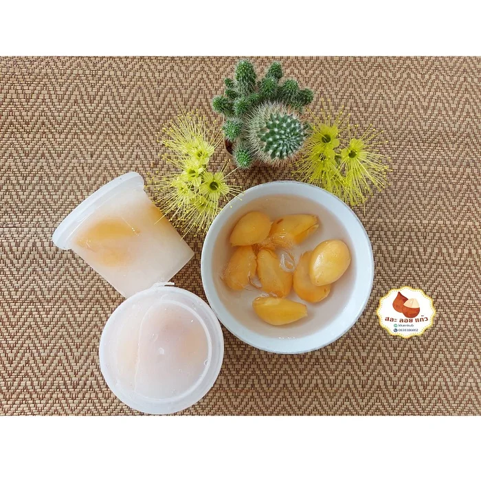 
Sweet and Sour Frozen Salak Loykaew Fruit in Syrup From Thailand 