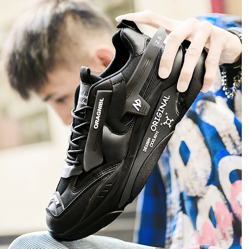 2023 soft sole high quality thick bottom retro shoes blue custom sneaker China manufacturer Men Casual Shoes