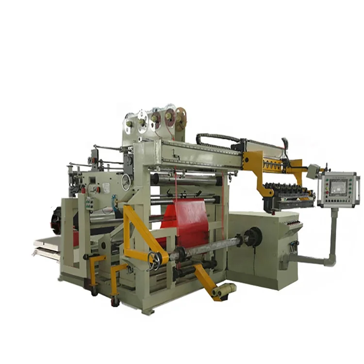 Automatic Customized Single Layer Copper Strip Winder Distribution Transformer Foil Winding Machine