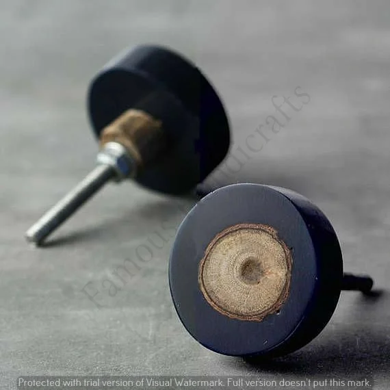 round resin inlaid wooden knob , decorative knob Handcrafted 2022 furniture Door knob & handle