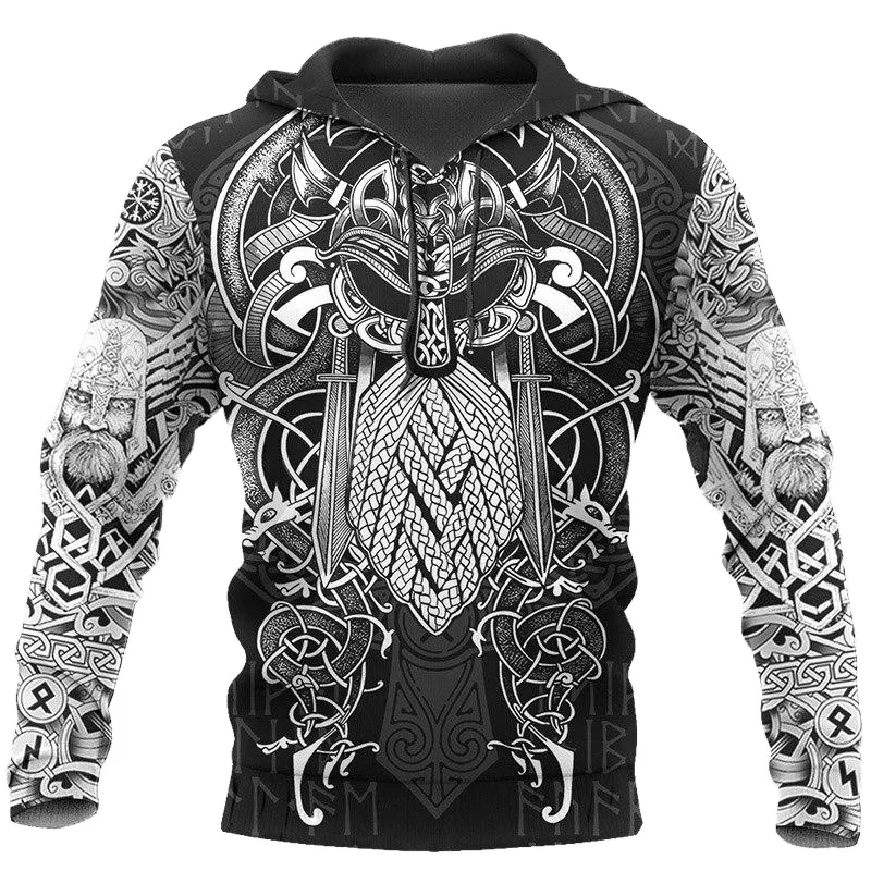 Viking Tattoos 3D  Printed Hoodies Fashion Hoodies