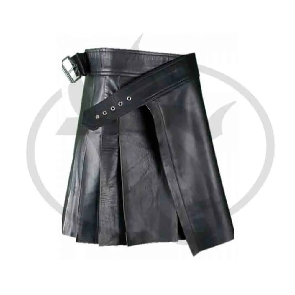 Wholesale Men Fashion Sport Utility Kilt Men Adjustable Genuine Leather Kilts
