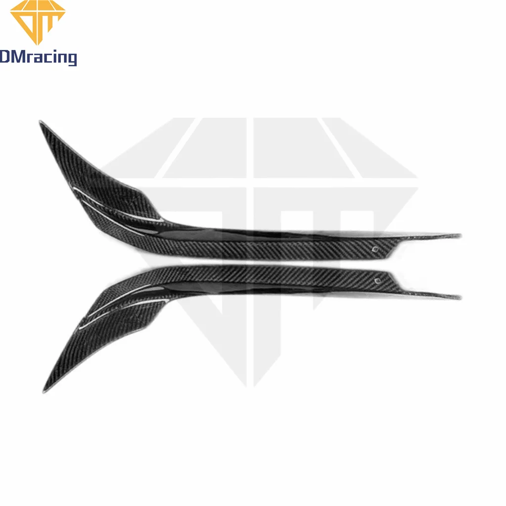 Губа Передняя из углеродного волокна в стиле DM (4 шт.) для MERCEDES BENZ AMG GT GTS 2015-2020, губа переднего бампера