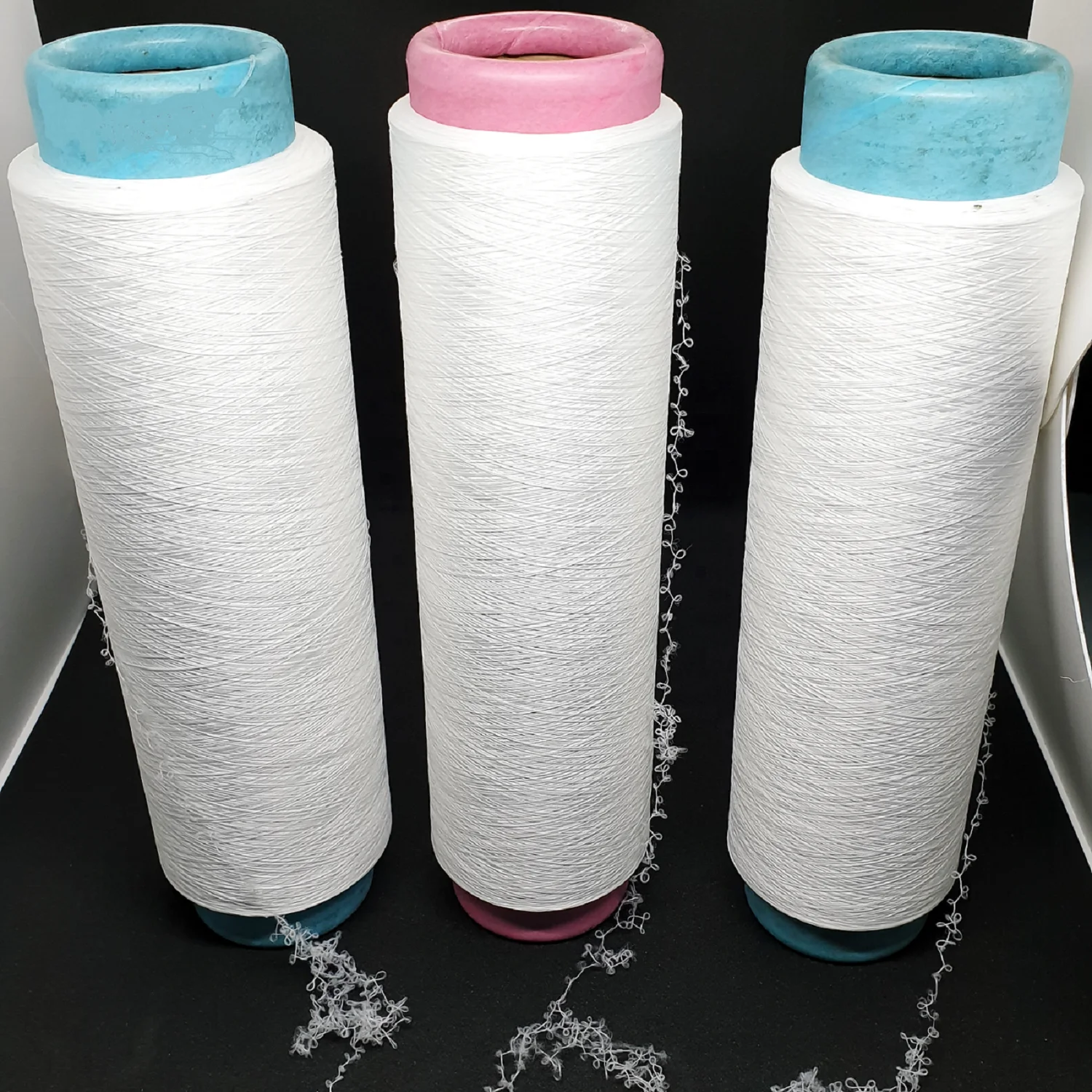 
Knitting weaving textile spandex polyester yarn 