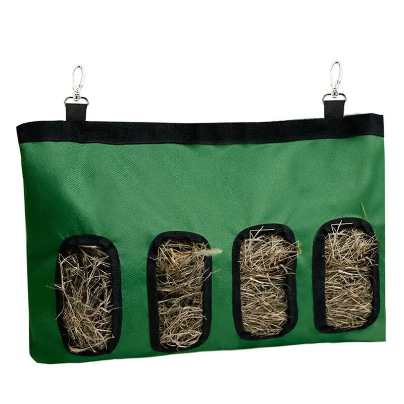 Rabbit Hay Feeder Bag, Guinea Pig Hay Feeder Storage, Hanging Feeding Hay for Small Animals Larege Size 600D Oxford Cloth Fabric