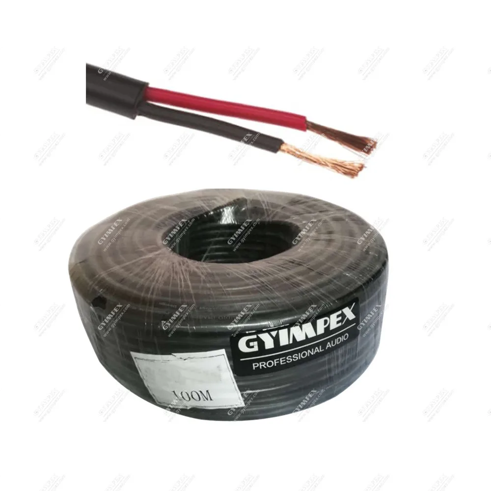 Touring grade 2 core 100meter/roll 2*4mm2 Professional Anti-pressure outdoor performance speaker cable