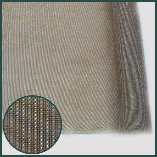 Sliver metallic mesh fabric ripstop nylon fabric mesh net outdoor fabric