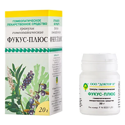 Fucus-plus product for slimming, weight loss, granules, 20g