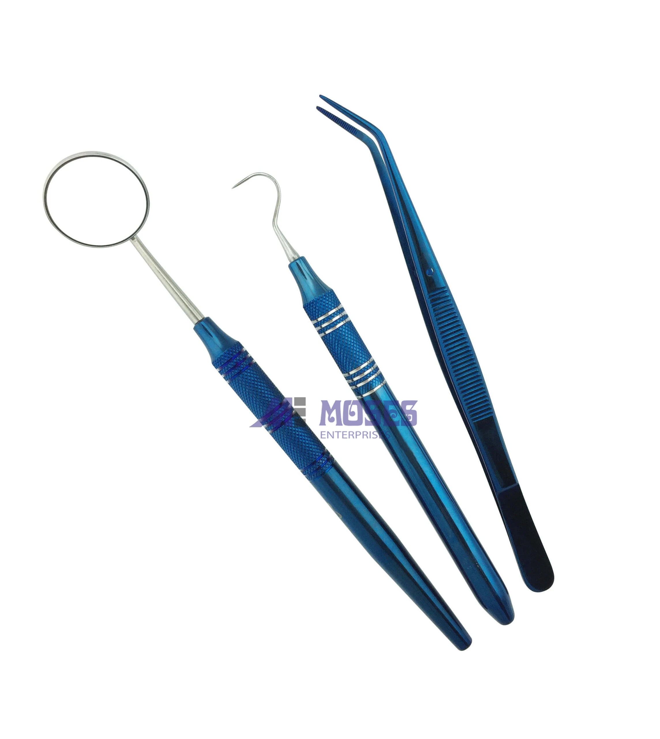 Rainbow Color Dental Tarter Scraper and Remover 4Pcs Set Dental Hygiene