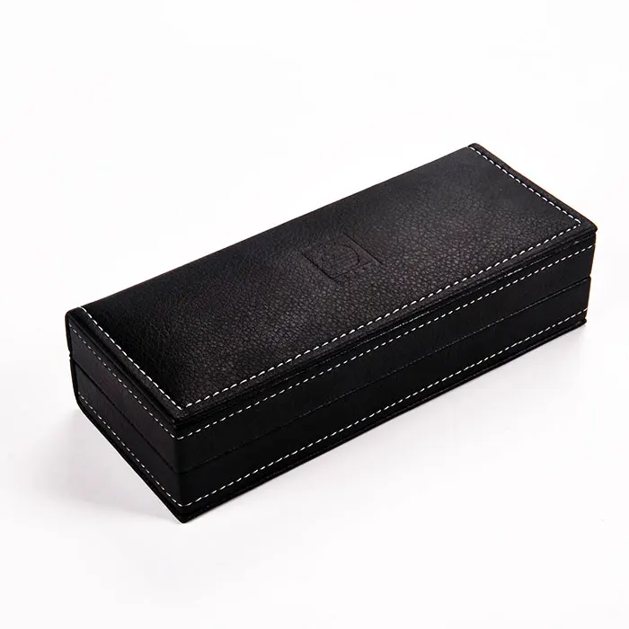 Hot Sell Custom Logo Printed Gift Box Luxury Personalized Luxury Big capacity Black Pencil Case For School