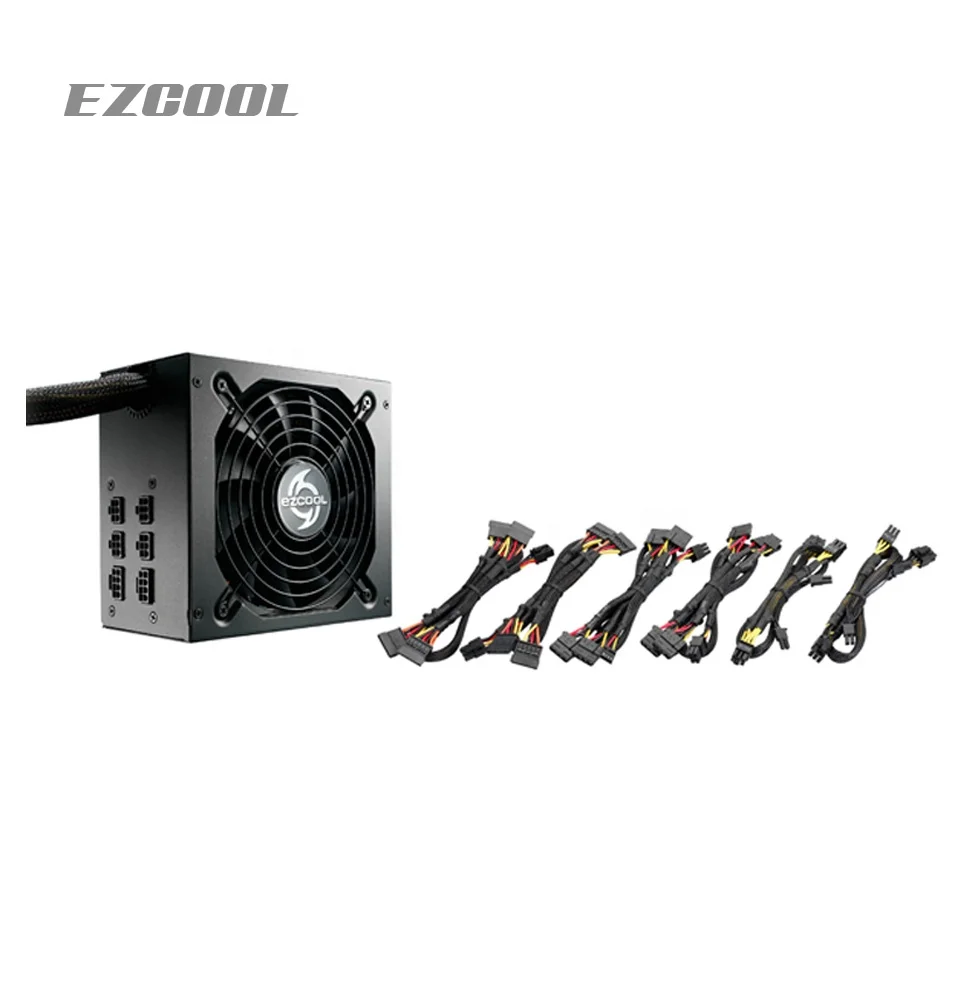 80plus bronze atx power supply semi modular 1000w for