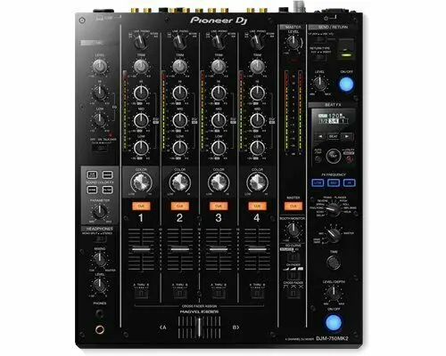 Pioneer DJ DJM-750MK2 4-channel Professional DJ Club Mixer Audio Mixers with USB Soundcard